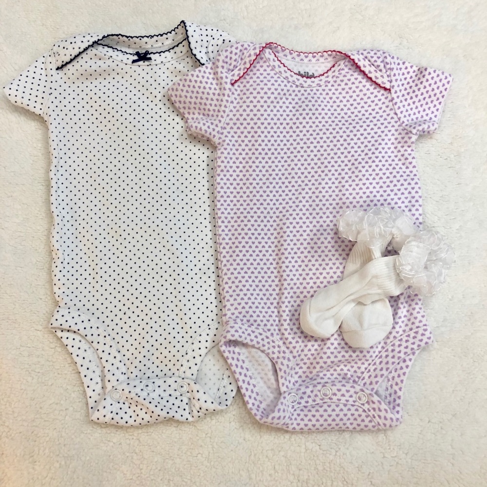 Onesie and ruffle sock bundle